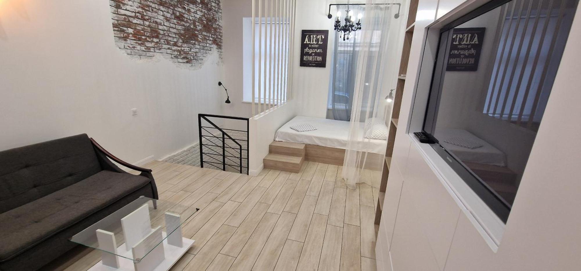 Чорно -Білий Люкс В Центрі Apartment Lviv Bagian luar foto
